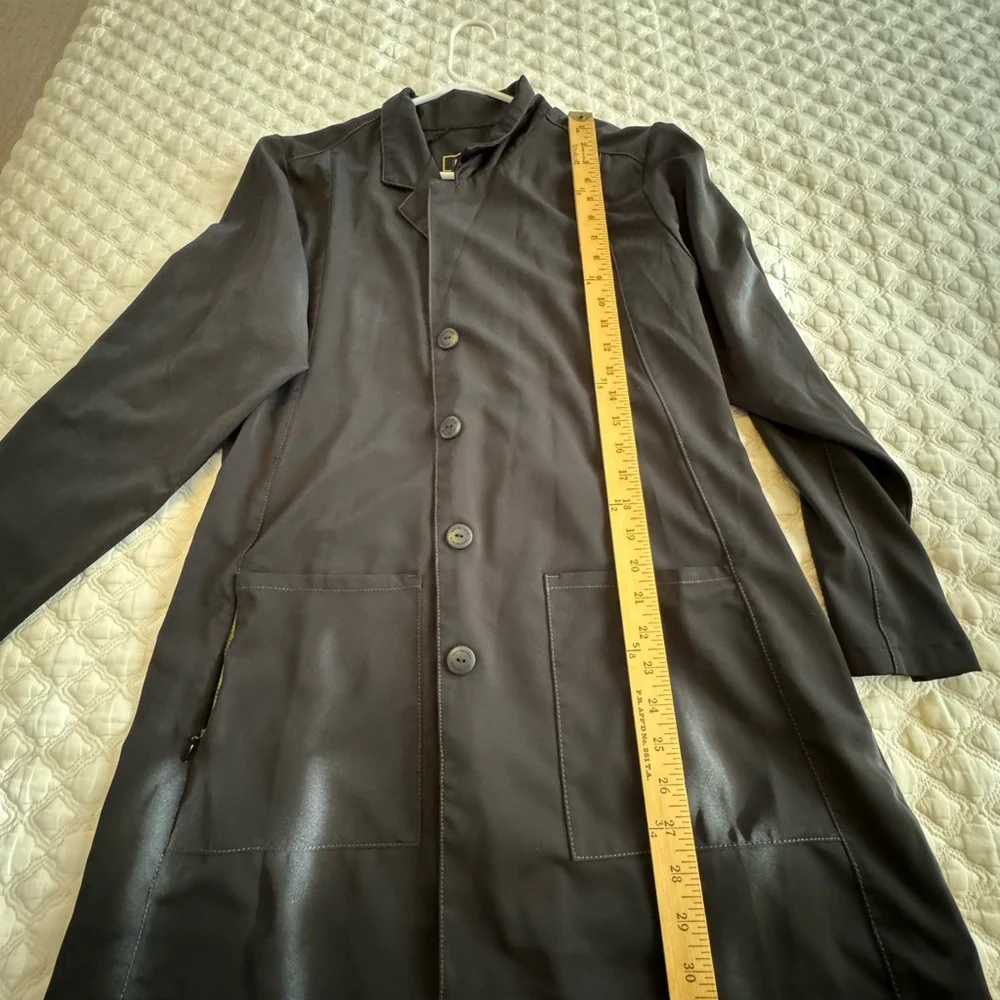 WonderWink Black lab coat - Picture 3 of 3